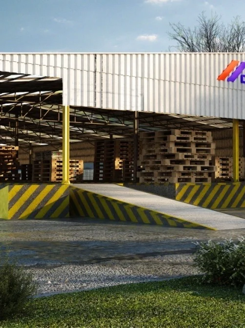Andén de 2,500 m² del centro de distribución CEMEX en La Barca